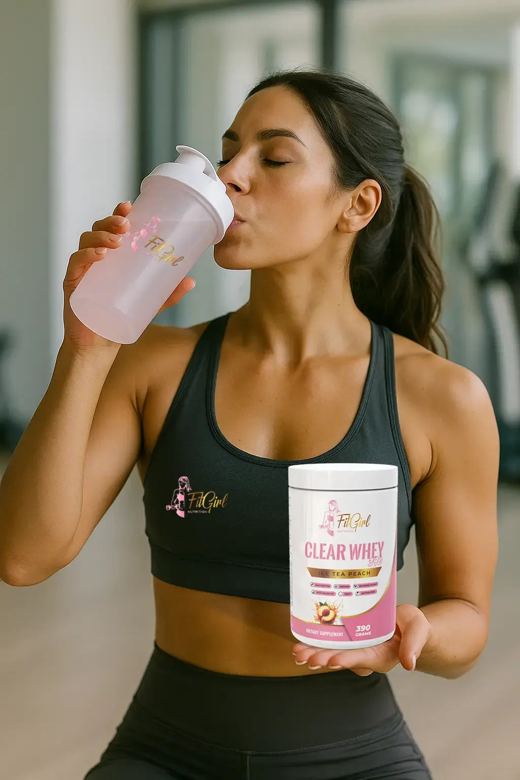 FitGirl Clear Whey protein as a light and refreshing protein shake for women