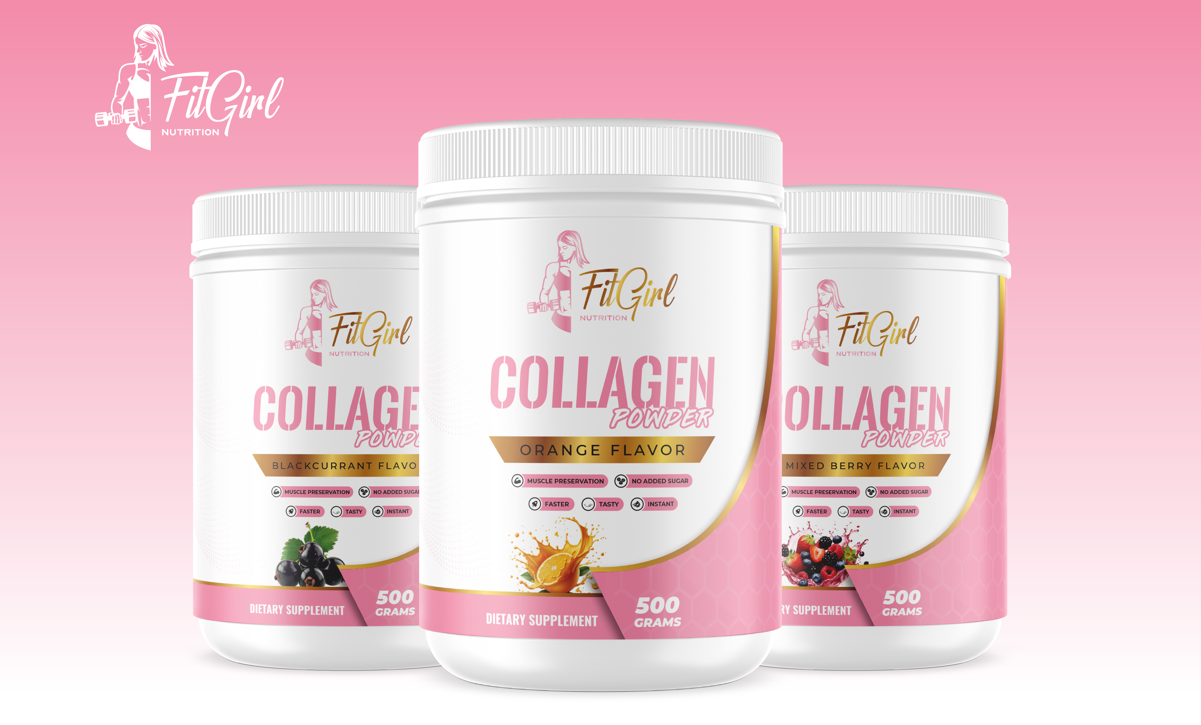 FitGirl Collagen Powder – supports skin, hair, nails and joints