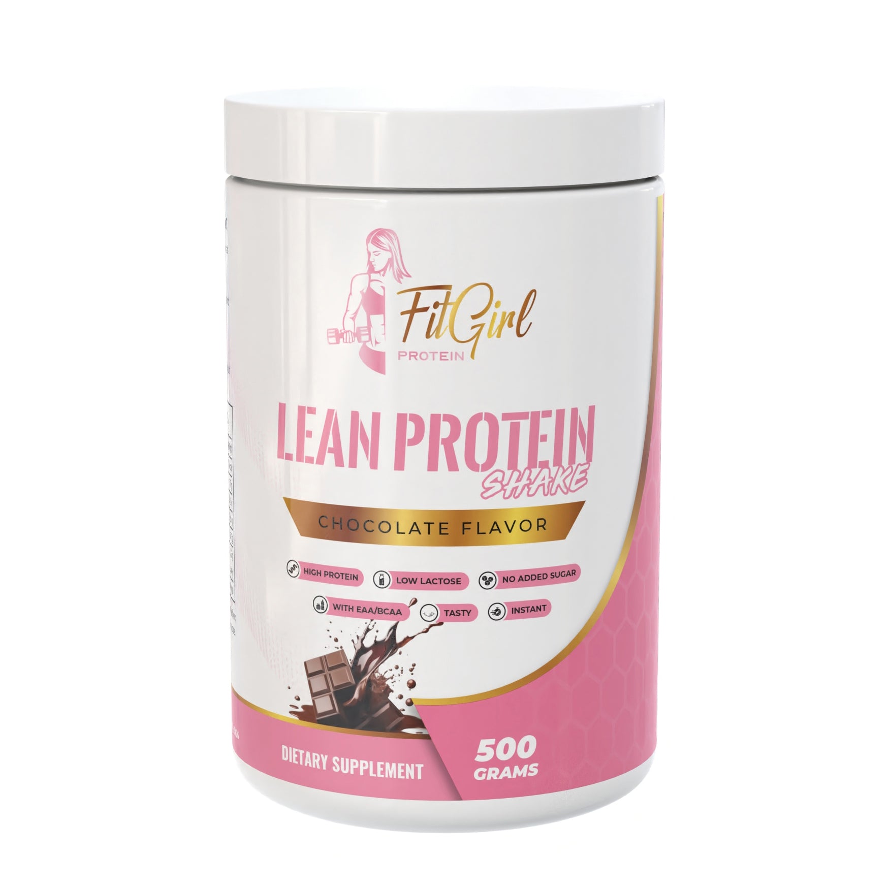 FitGirl Lean Protein Shake Chocolate – 500g jar