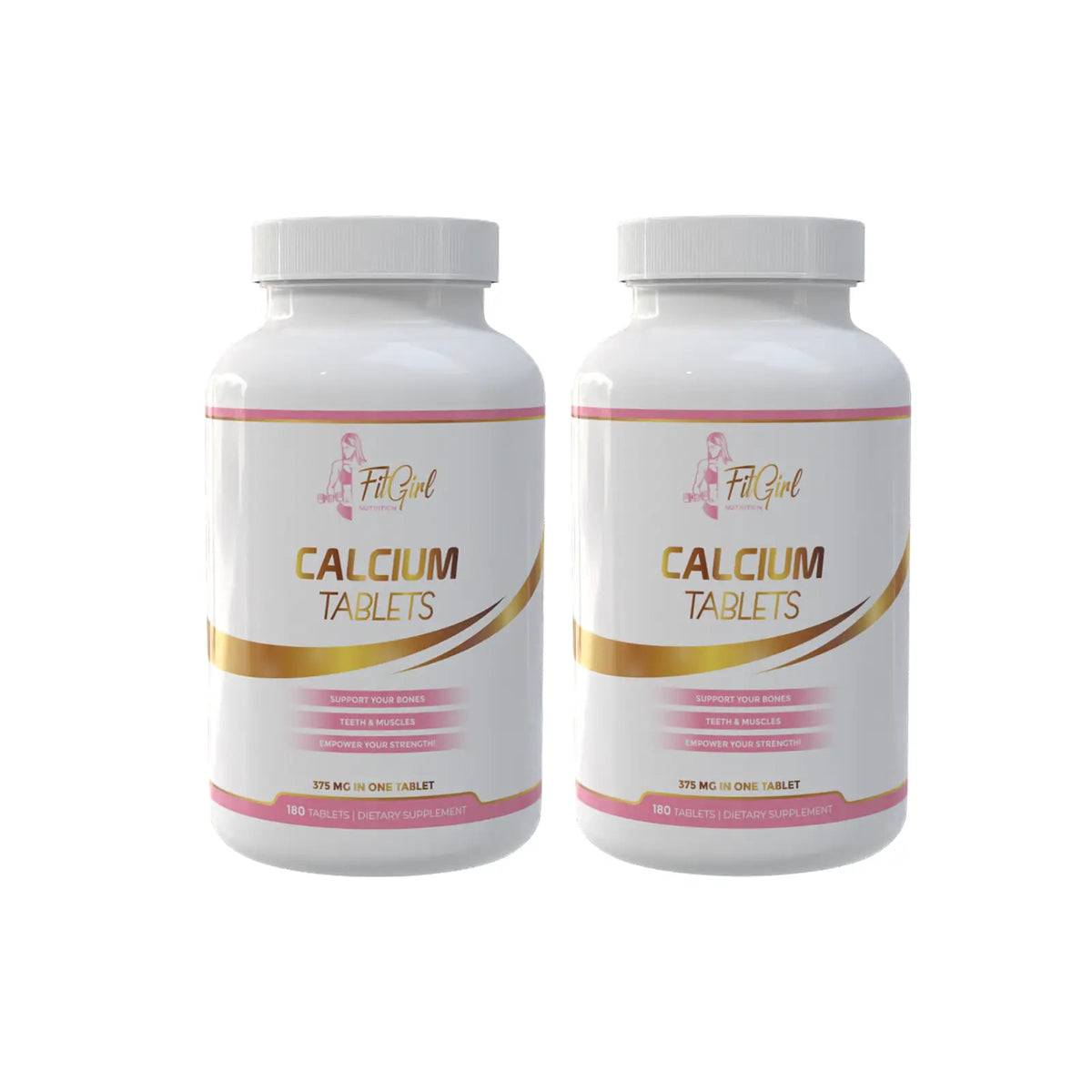 FitGirl Calcium Tablets Twin Pack 2 x 180 Tablets