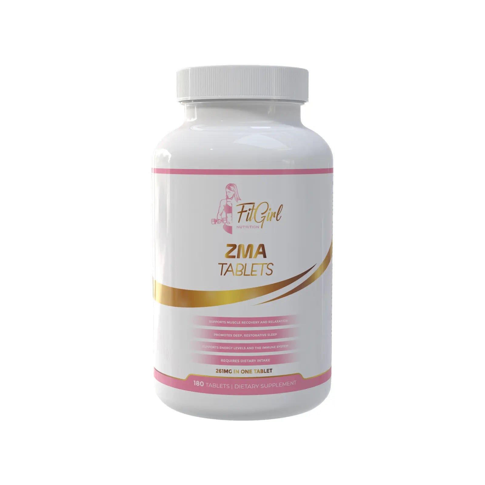 FitGirl Nutrition ZMA + B6 180 tablets bottle