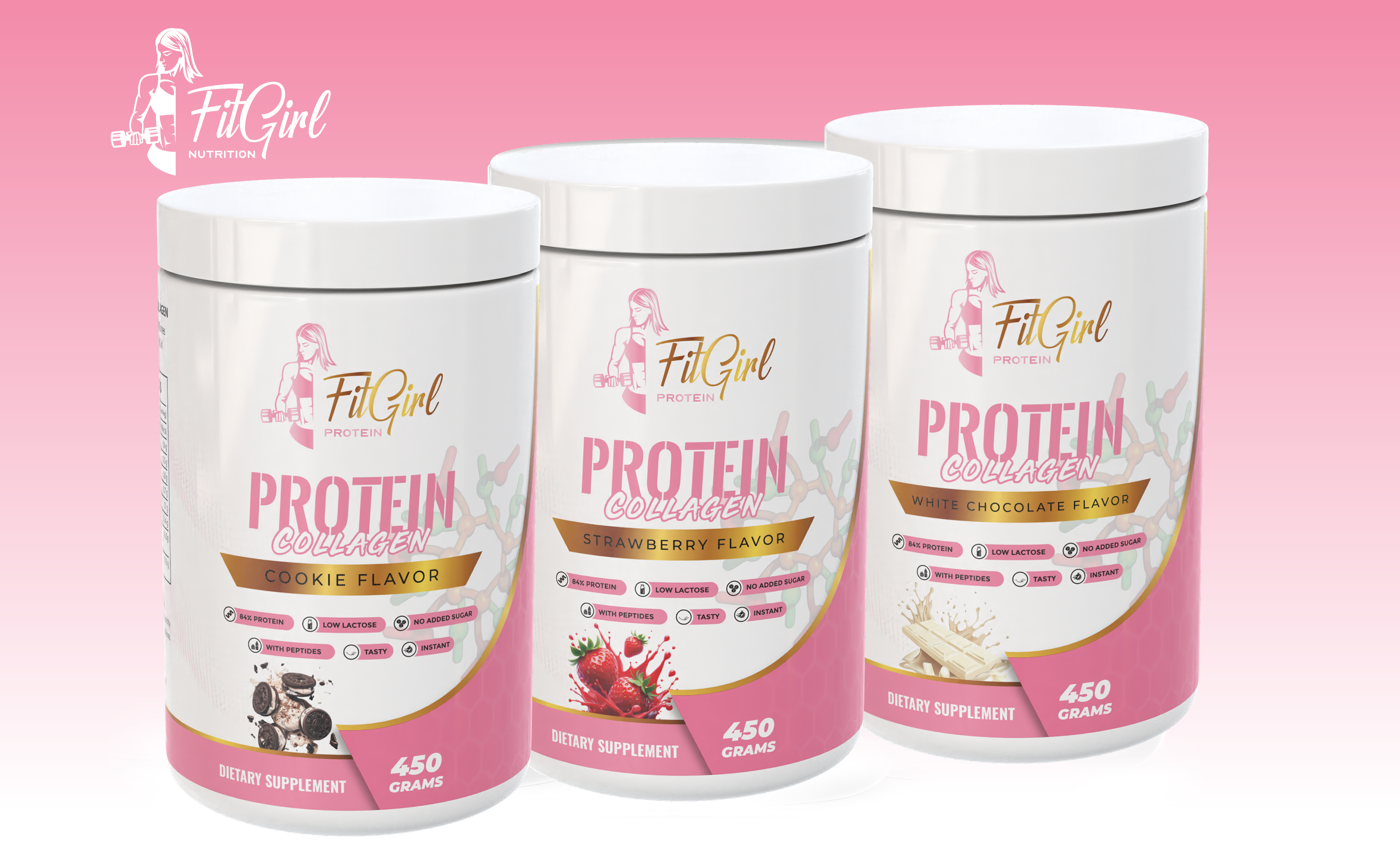 FitGirl Collagen Protein – supports skin, hair and nail health