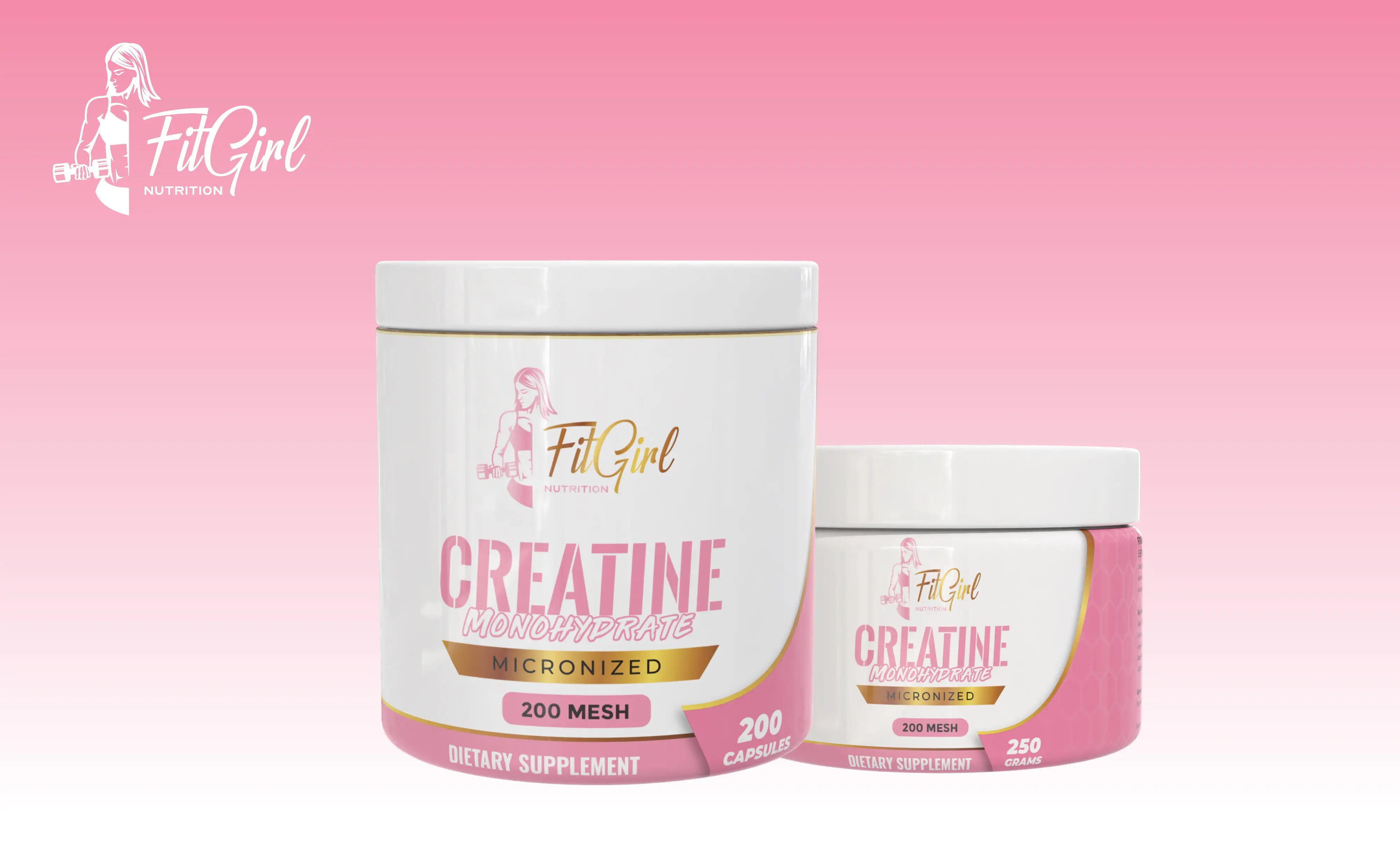 FitGirl Creatine collectie – pure micronized creatine voor kracht en herstel