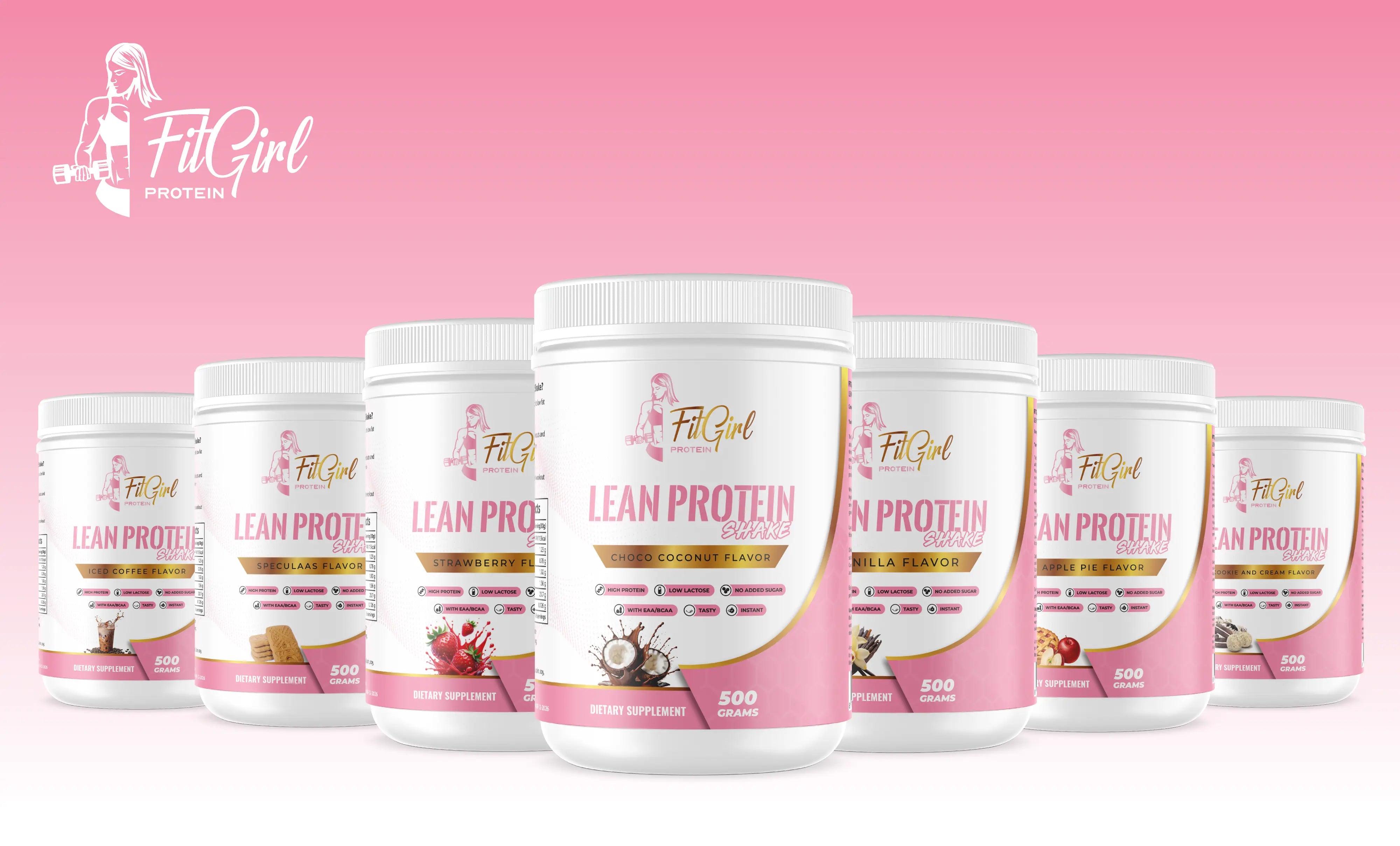 FitGirl Lean Protein – lichte eiwitshake voor vrouwen, spierherstel en een fit, strak lichaam