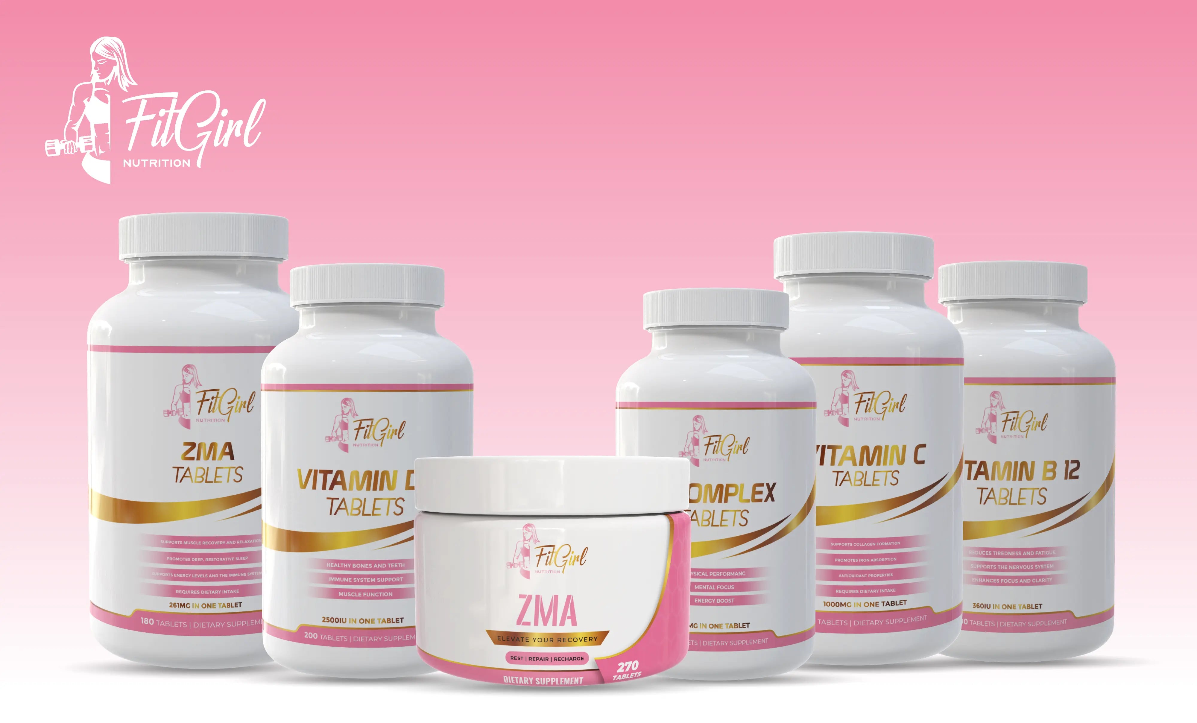 FitGirl Vitamins & Minerals collectie – dagelijkse vitaminen en mineralen voor vrouwen