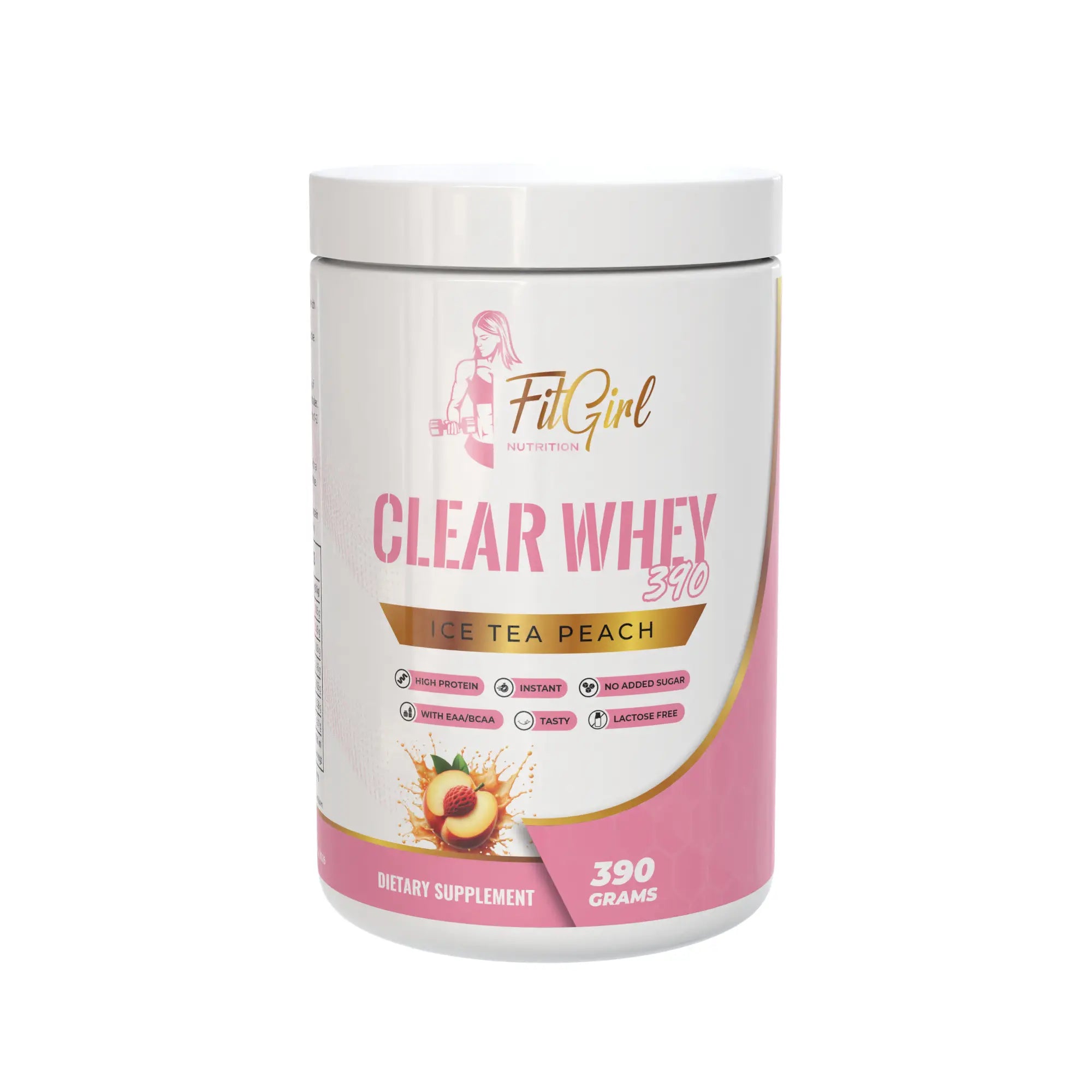 FitGirl Clear Whey – lichte, fruitige whey isolate proteïnedrank
