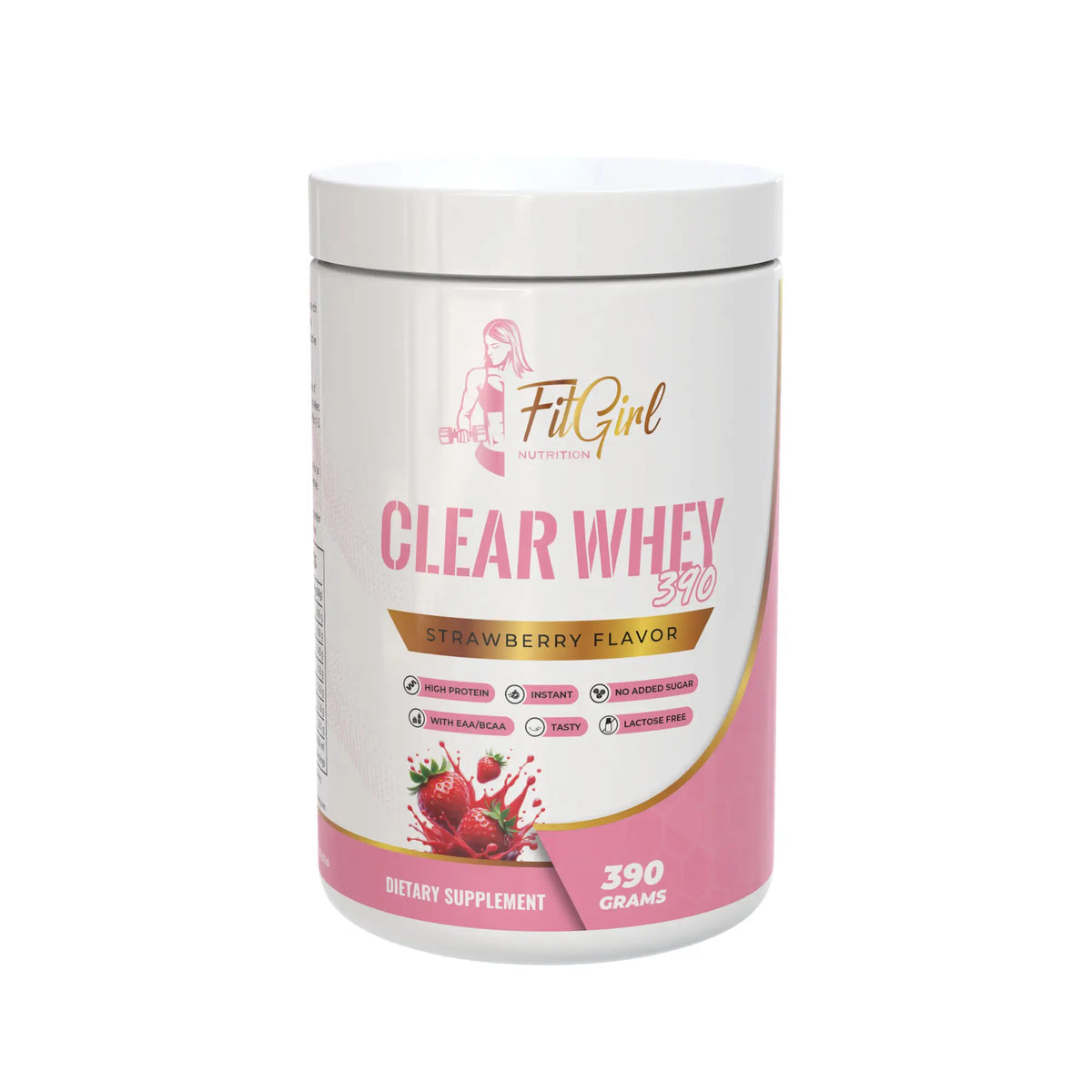 FitGirl Clear Whey Strawberry 390g