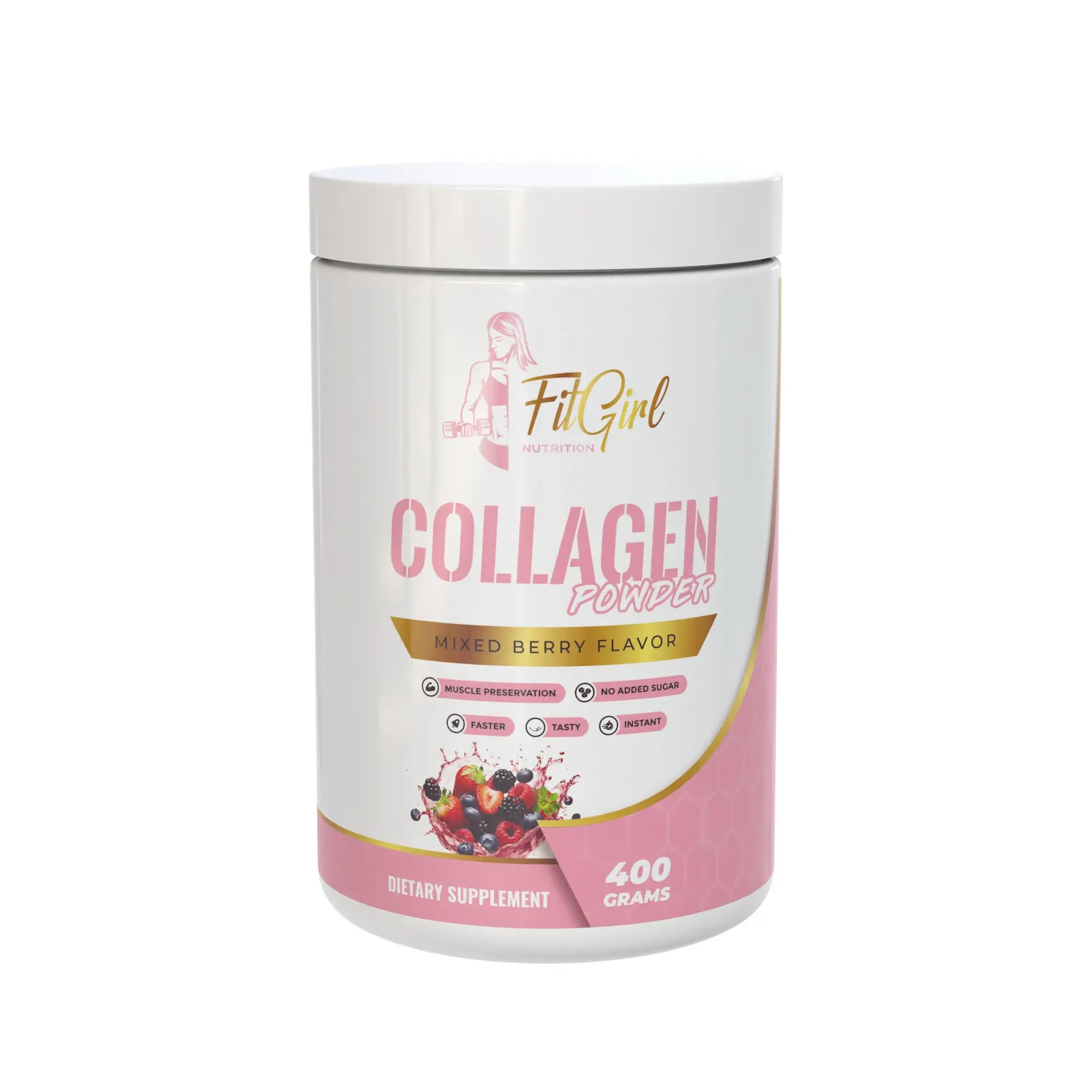 FitGirl Collagen Powder – collageen, MSM en hyaluronzuur voor huid en gewrichten