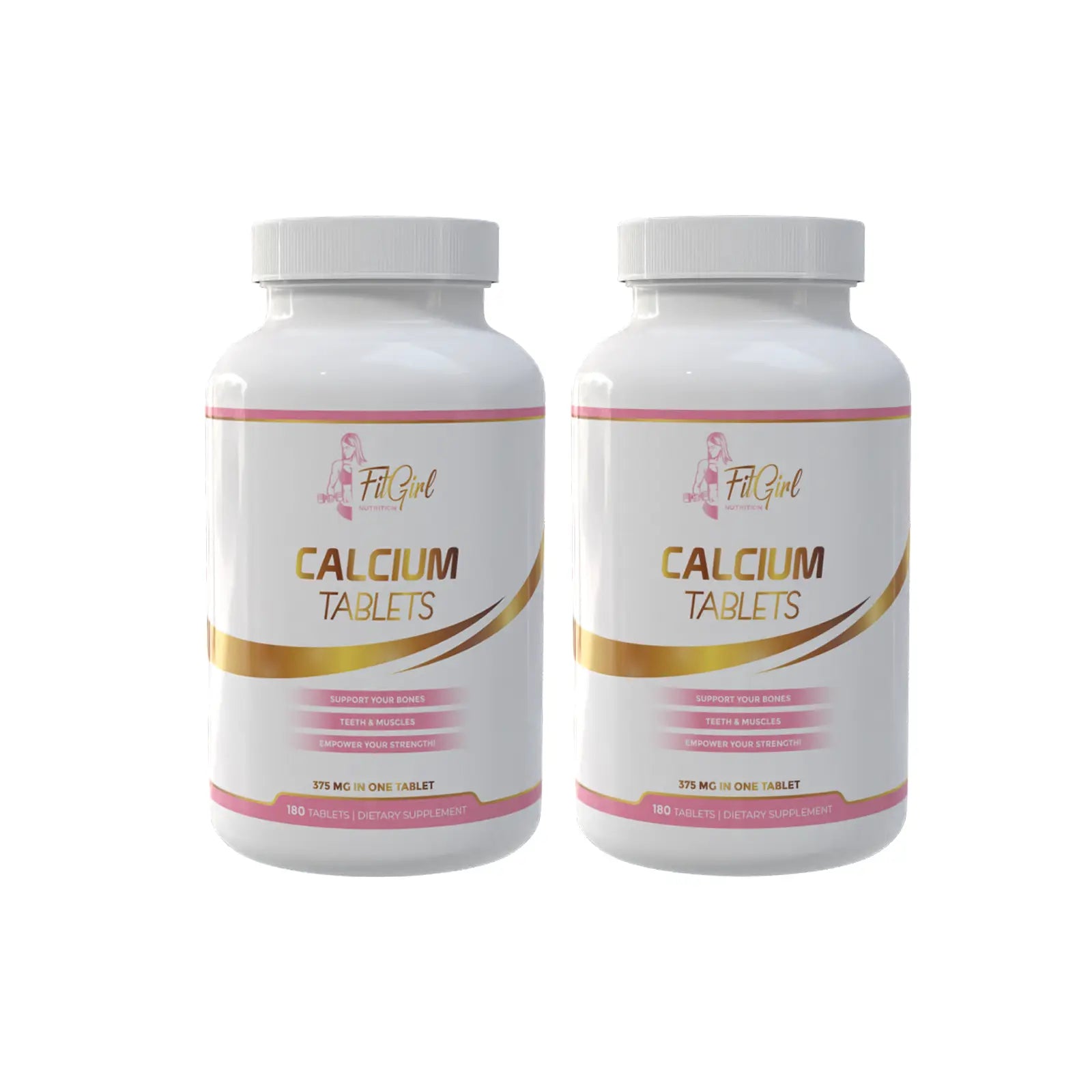 FitGirl Calcium Tablets Twin Pack 2 x 180 Tablets