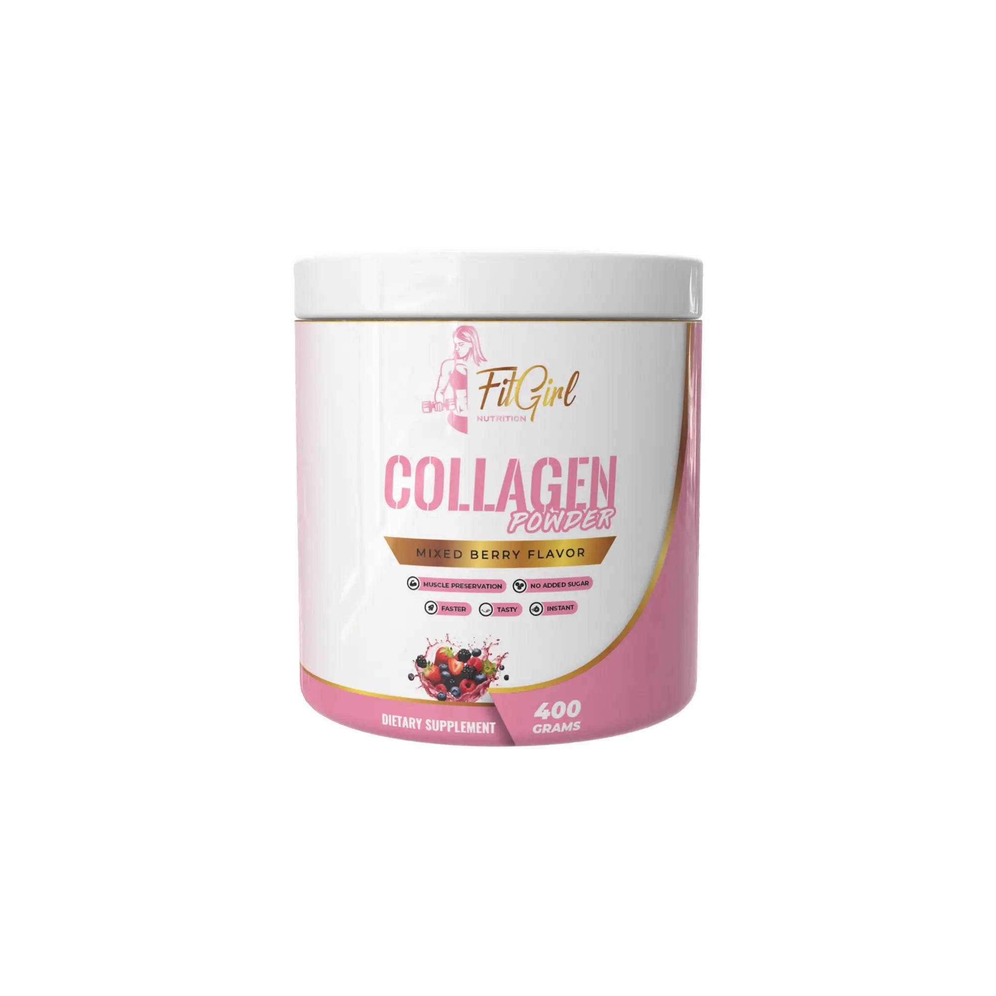 FitGirl Collagen Powder 400g bottle