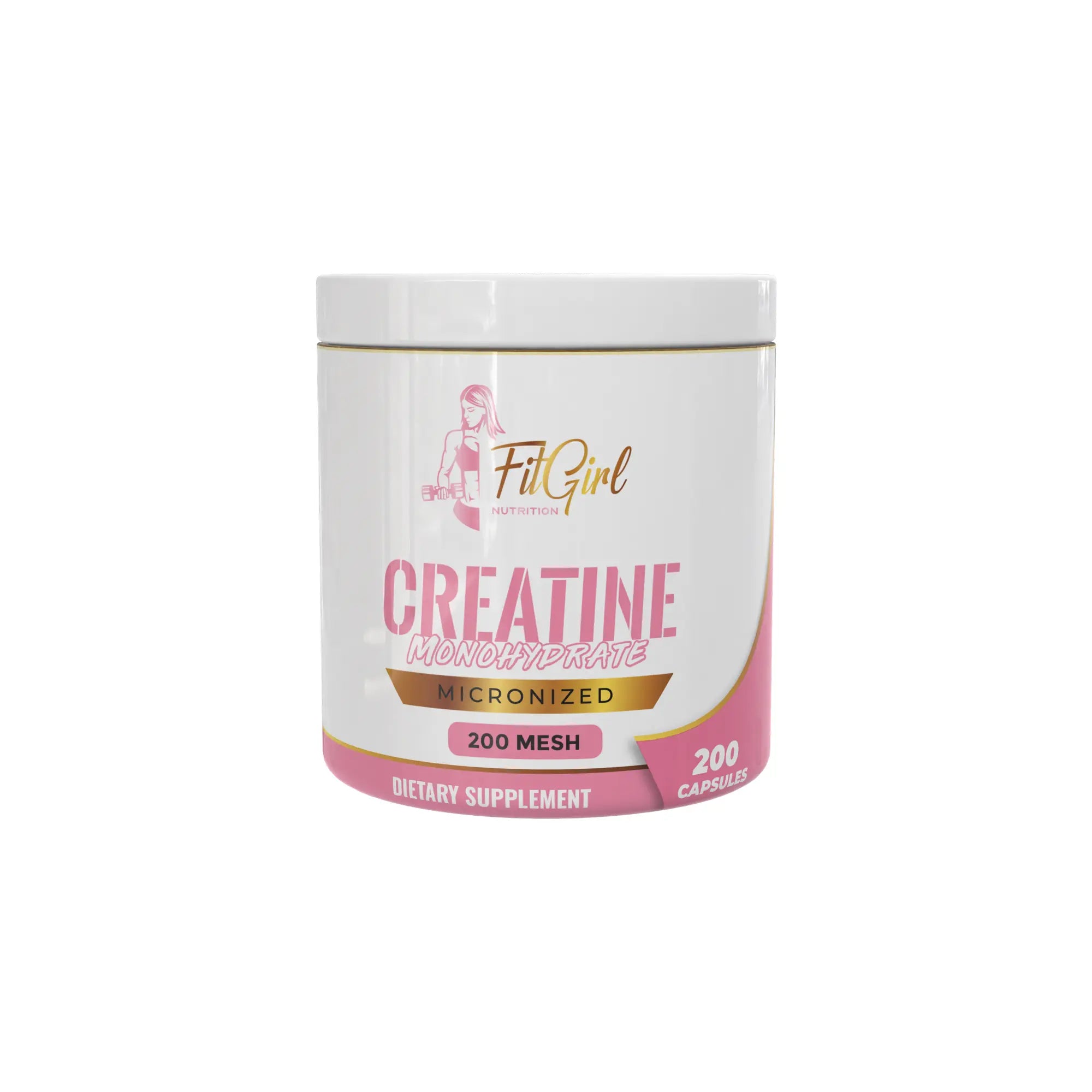 FitGirl Creatine Monohydrate 200 Capsules container