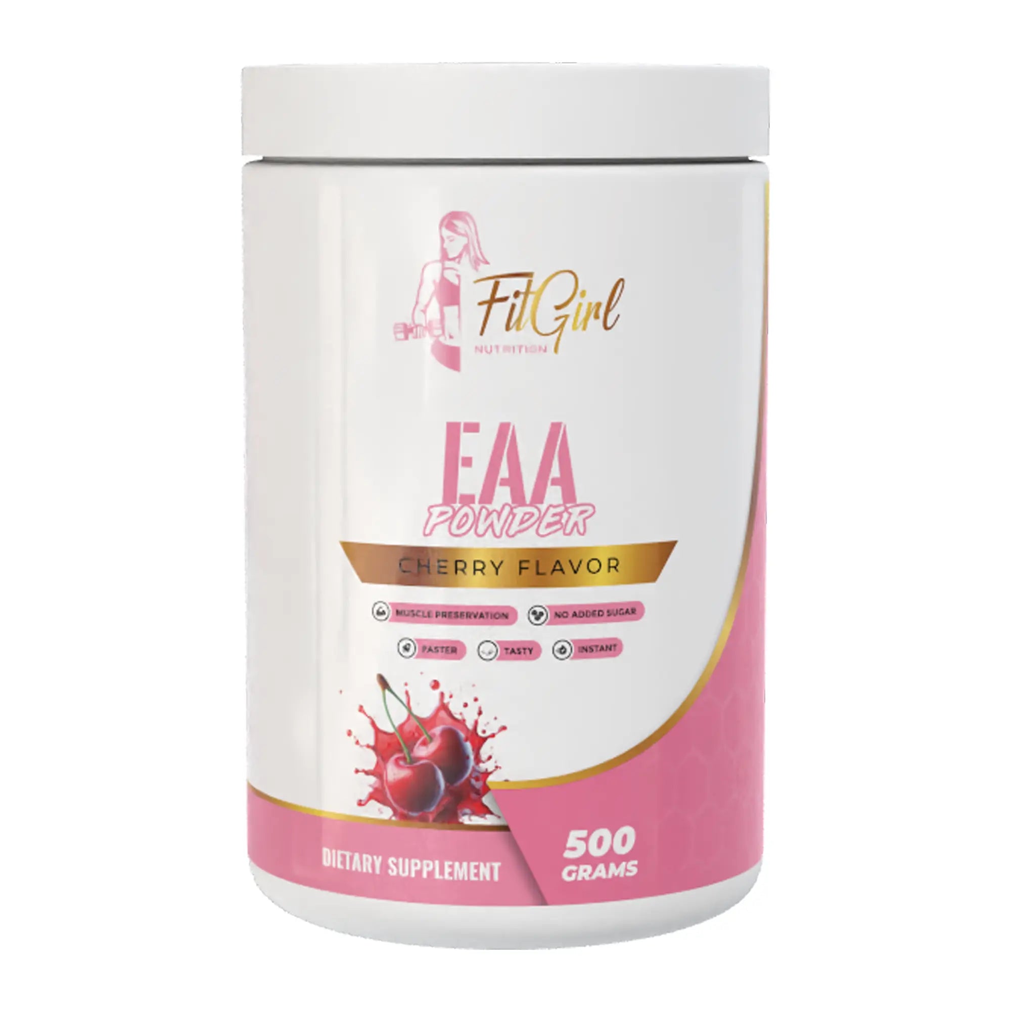 FitGirl Nutrition EAA Powder 500g bottle