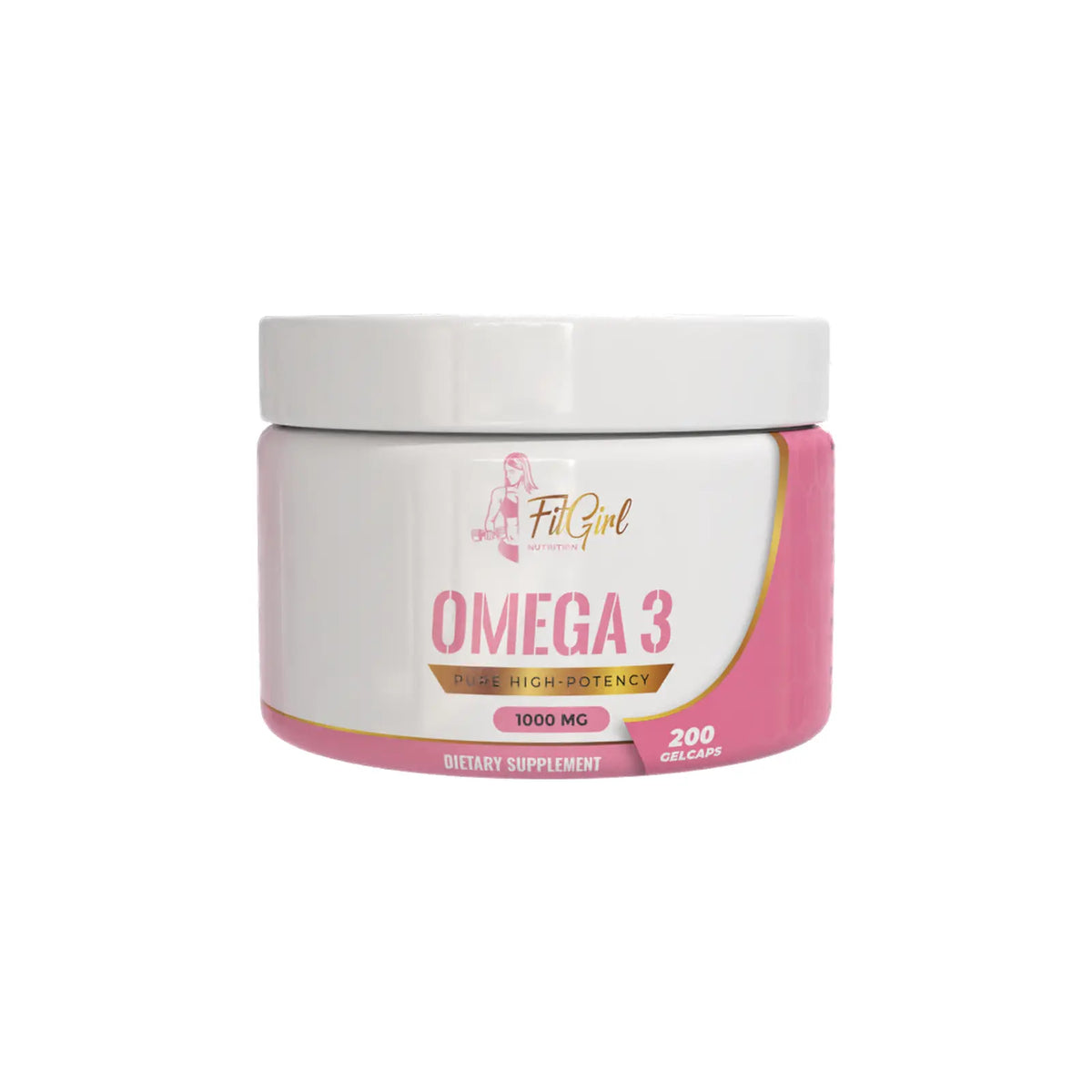fitgirl omega 3 1000 mg 200 gelcaps bottle