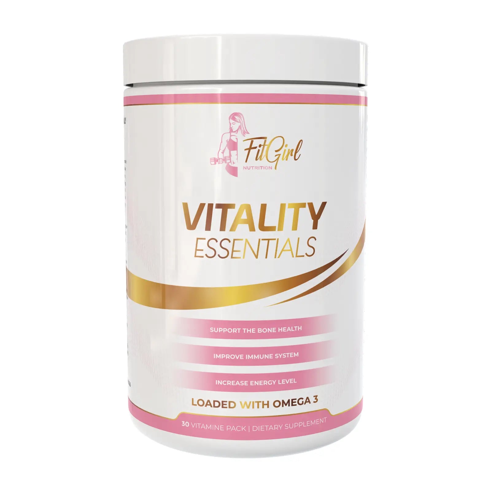 FitGirl Nutrition Vitality Essentials 30 daily packs bottle