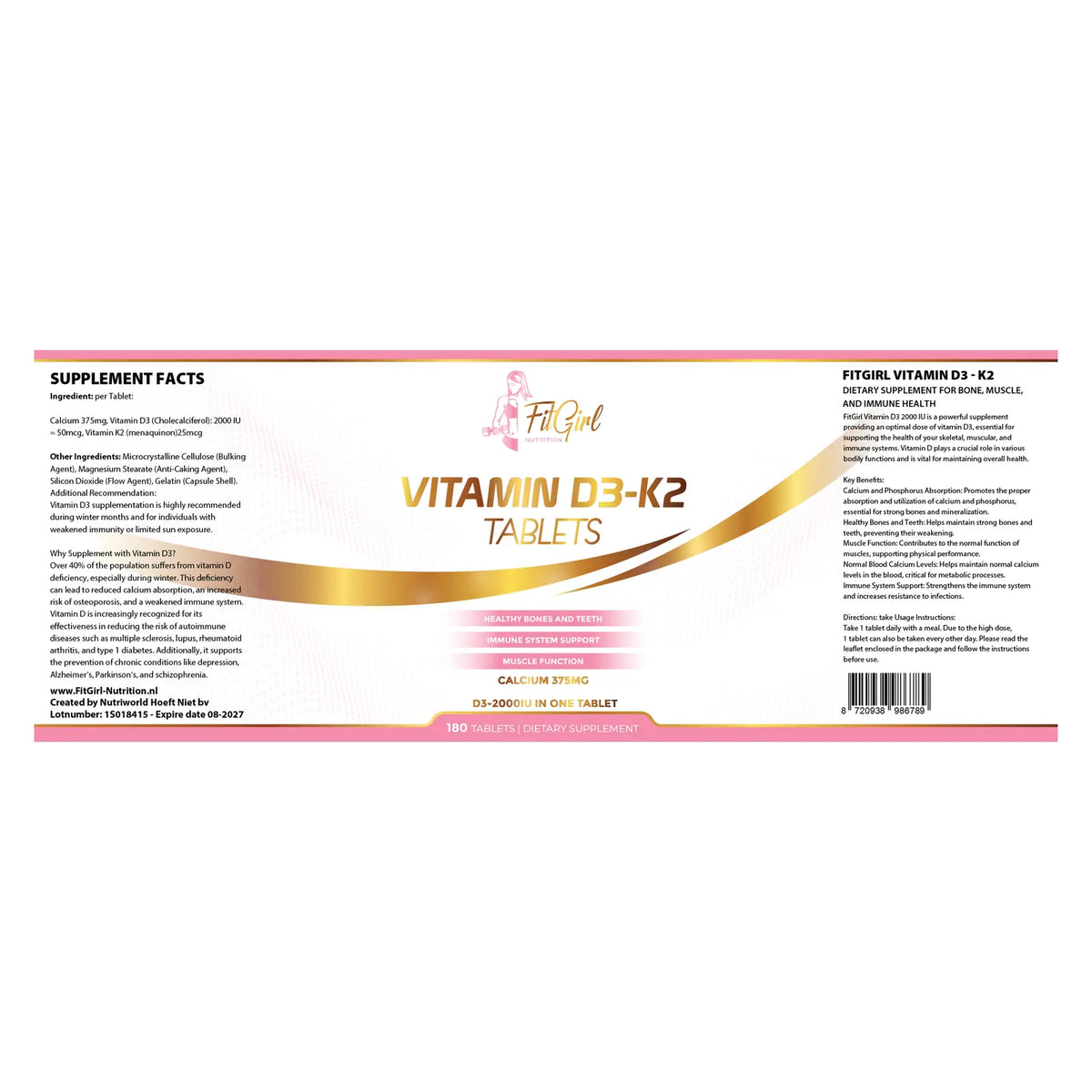 fitgirl vitamin d3-label-180-tablets